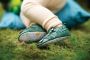 Bobux Soft Soles Baby Slofjes Leer Snap Olive - Thumbnail 7