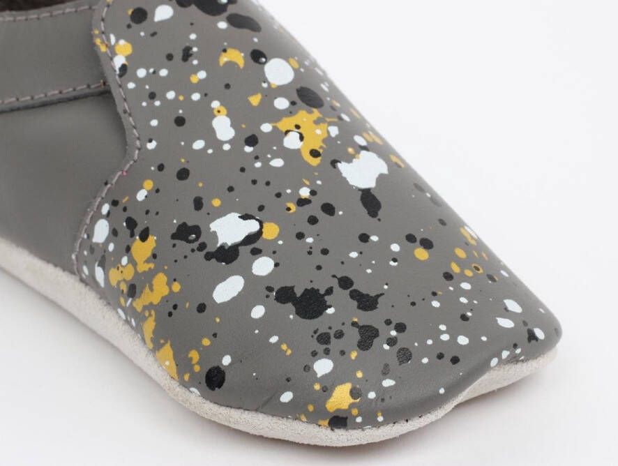 Bobux Soft Soles Spekkel grey Babyslofjes maat Small - Foto 3