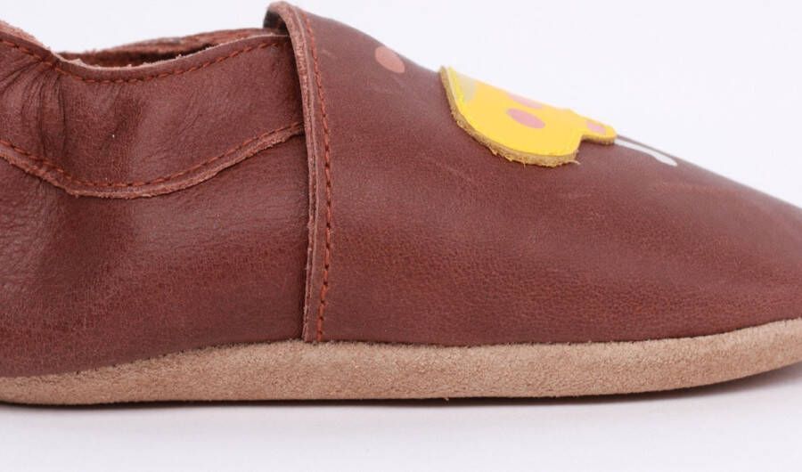 Bobux Soft Soles Submarine Toffee Babyslofjes