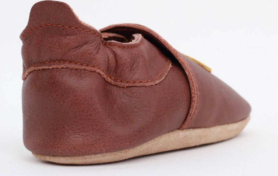 Bobux Soft Soles Submarine Toffee Babyslofjes