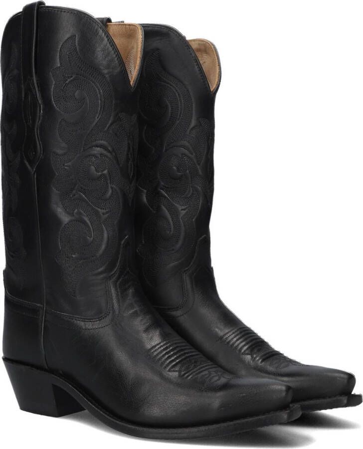 Bootstock Black Treasure Women Cowboylaarzen Western Laarzen Dames Zwart