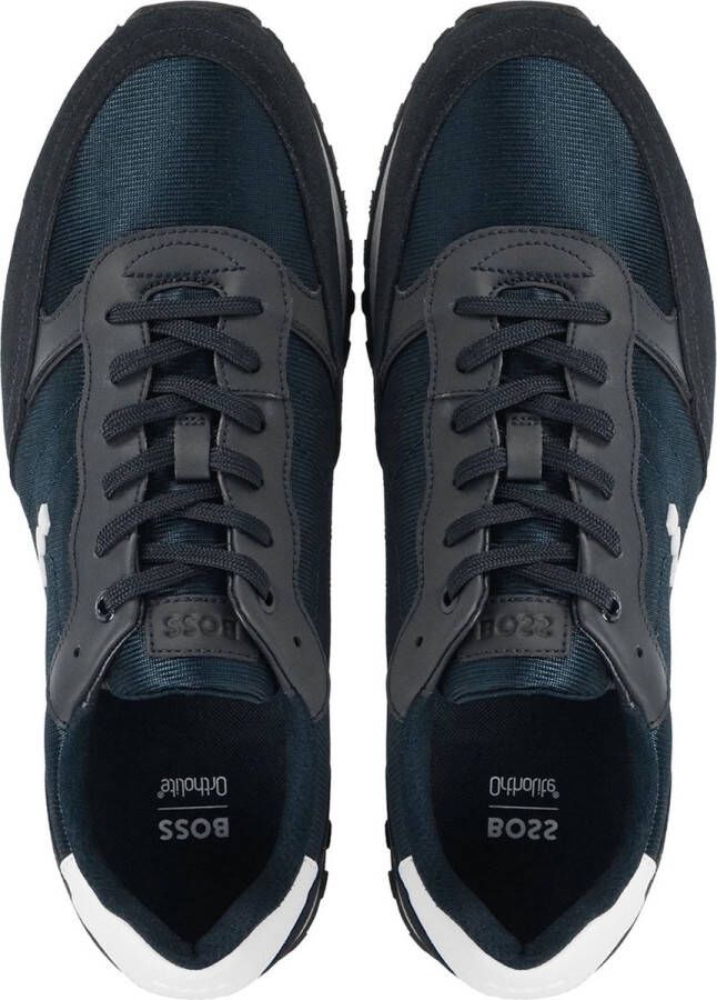 Boss Hugo Sneakers Heren Lage sneakers Herenschoenen Canvas Parkour runn NOS Blauw