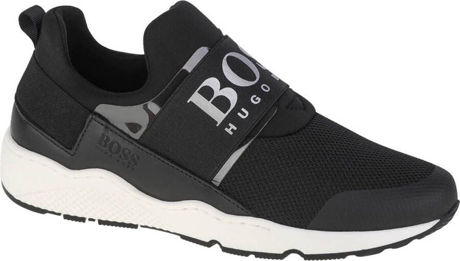 BOSS kidswear Boss Kids J29276 Lage sneakers Jongens Zwart