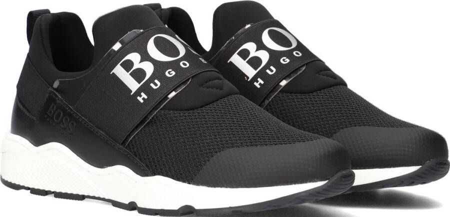 Boss Kids BOSS Trainers J29276 09B voor een jongen Zwart Sneakers