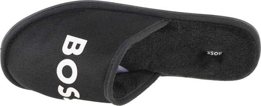 Boss Logo Slippers J29312 09B voor een jongen Zwart Pantoffels - Foto 4