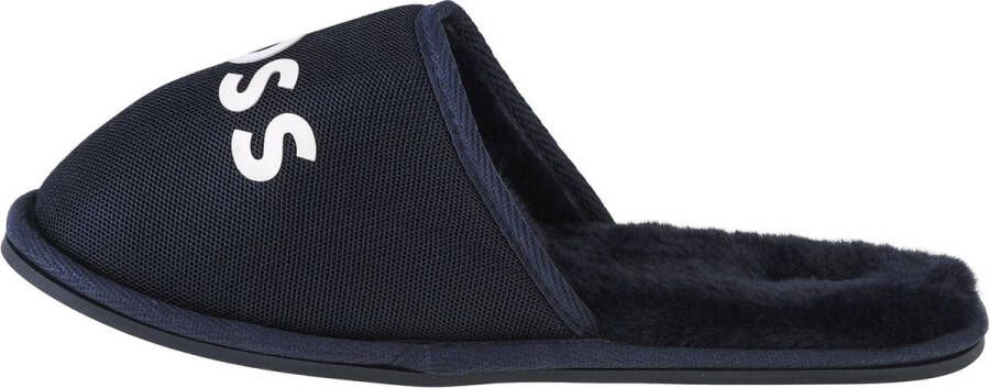 Boss Logo Slippers J29312 849 voor een jongen Marineblauw Pantoffels - Foto 2