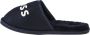 Boss Logo Slippers J29312 849 voor een jongen Marineblauw Pantoffels - Thumbnail 2