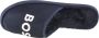 Boss Logo Slippers J29312 849 voor een jongen Marineblauw Pantoffels - Thumbnail 3