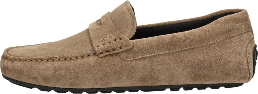 Boss Noel Mocc Mocassins Instappers Heren Beige