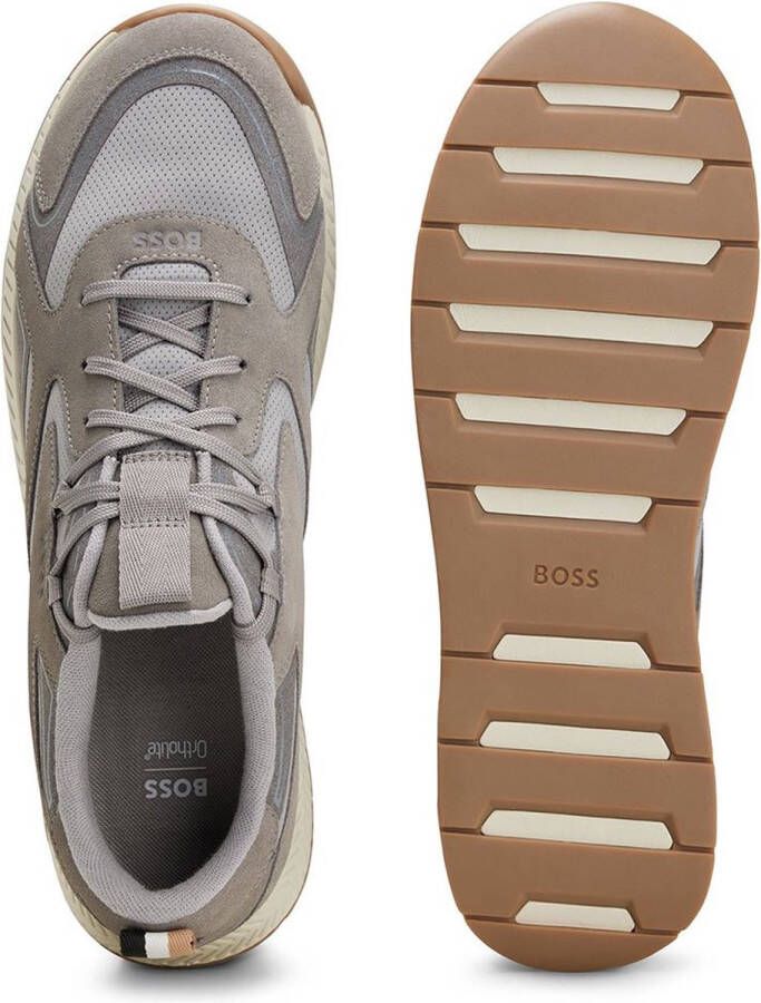 Boss Titanium Sdly 10214574 01 Sneakers Medium Grey Heren