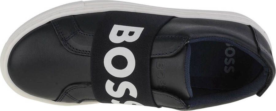 BOSS Trainers J29291-849 voor een jongen Marineblauw Sneakers