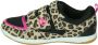 Brabo Velcro Leopard Indoor Junior Sportschoenen Hockey Brown Black - Thumbnail 8