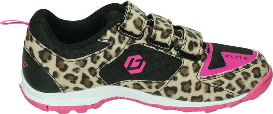 Brabo Velcro Leopard Junior Sportschoenen Korfbal Brown Black - Foto 12