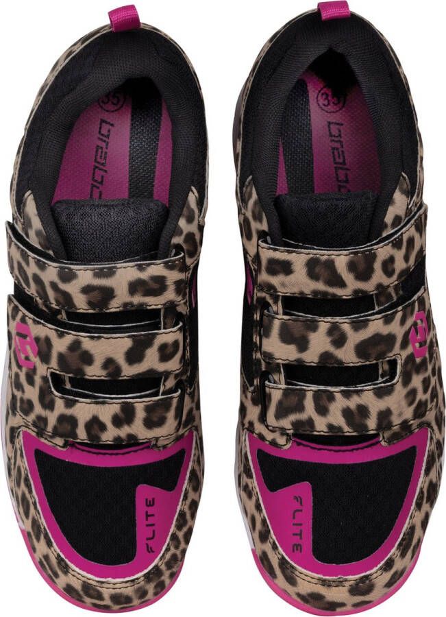 Brabo Velcro Leopard Junior Sportschoenen Korfbal Brown Black - Foto 7