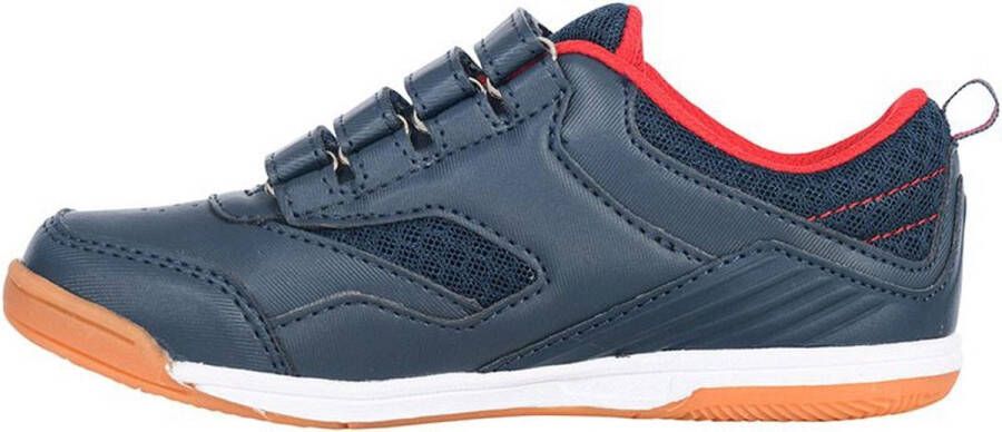 Brabo Velcro Indoor Hockeyschoenen Kinderen Navy Red - Foto 4