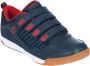 Brabo Velcro Indoor Hockeyschoenen Kinderen Navy Red - Thumbnail 8