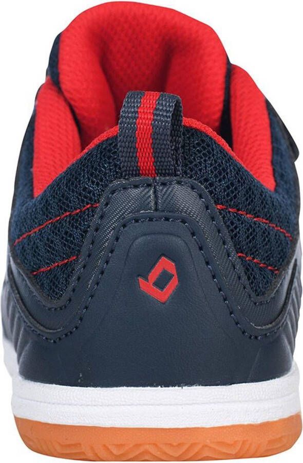 Brabo Velcro Indoor Hockeyschoenen Kinderen Navy Red - Foto 9