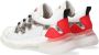 Braqeez 421270-500 Meisjes Lage Sneakers Wit Print Leer Veters - Thumbnail 14