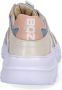 Braqeez 421281-596 Meisjes Lage Sneakers Roze Blauw Leer Veters - Thumbnail 7