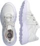 Braqeez 421281-800 Meisjes Lage Sneakers Wit Leer Veters - Thumbnail 5