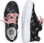 Braqeez 421303 589 Meisjes Lage Sneakers Zwart Print Leer Veters - Thumbnail 4