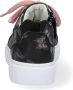 Braqeez 421303 589 Meisjes Lage Sneakers Zwart Print Leer Veters - Thumbnail 5