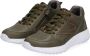 Braqeez 421930-569 Lage Sneakers Groen Nubuck Veters - Thumbnail 4