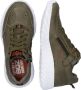 Braqeez 421930-569 Lage Sneakers Groen Nubuck Veters - Thumbnail 5