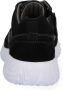 Braqeez 421930-589 Lage Sneakers Zwart Nubuck Veters - Thumbnail 4