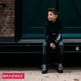 Braqeez 421970-589 Jongens Lage Sneakers Zwart Textiel Veters - Thumbnail 10
