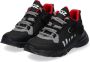 Braqeez 421970-589 Jongens Lage Sneakers Zwart Textiel Veters - Thumbnail 9