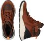 Braqeez 421982-513 Hoge Sneakers Bruin Leer Veters - Thumbnail 7