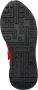 Braqeez 422271-541 Jongens Lage Sneakers Rood Wit Leer Veters - Thumbnail 5