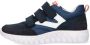 Braqeez 422431 129 Jongens Lage Sneakers Blauw Nubuck Klittenband - Thumbnail 6