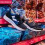 Braqeez 422431-129 Jongens Lage Sneakers Blauw Nubuck Klittenband - Thumbnail 11