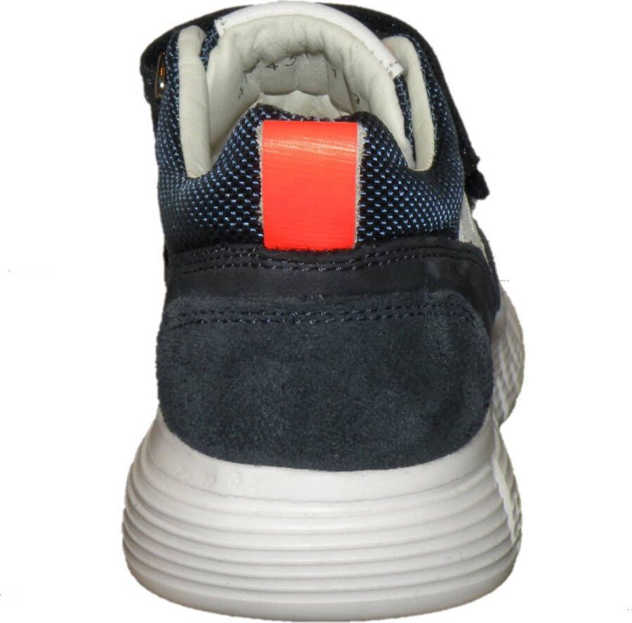 Braqeez 422431 129 Jongens Lage Sneakers Blauw Nubuck Klittenband - Foto 12