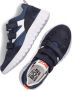 Braqeez 422431 129 Jongens Lage Sneakers Blauw Nubuck Klittenband - Thumbnail 7