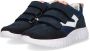 Braqeez 422431 129 Jongens Lage Sneakers Blauw Nubuck Klittenband - Thumbnail 8