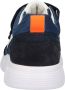 Braqeez 422431 129 Jongens Lage Sneakers Blauw Nubuck Klittenband - Thumbnail 9