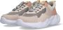 Braqeez 422492 796 Meisjes Lage Sneakers Beige Roze Imitatieleer Veters - Thumbnail 6