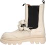 Braqeez 422720-502 Meisjes Chelsea Boots Beige Leer Ritssluiting - Thumbnail 2