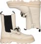 Braqeez 422720-502 Meisjes Chelsea Boots Beige Leer Ritssluiting - Thumbnail 6