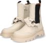Braqeez 422720-502 Meisjes Chelsea Boots Beige Leer Ritssluiting - Thumbnail 2