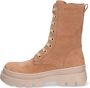 Braqeez 422723-474 Meisjes Veterboots Beige Suède Veters - Thumbnail 12