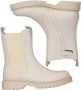 Braqeez 422774-602 Meisjes Chelsea Boots Beige Leer Ritssluiting - Thumbnail 11