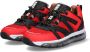 Braqeez 422861-541 Jongens Lage Sneakers Rood Zwart Leer Veters - Thumbnail 5