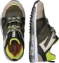 Braqeez 422862-569 Jongens Lage Sneakers Groen Leer Veters - Thumbnail 6