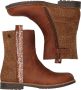 Braqeez Naomi Nova leren enkellaarzen cognac Bruin Meisjes Leer Panterprint 32 - Thumbnail 12