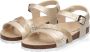 Braqeez Saar Spain Meisjes Sandalen Goud Imitatieleer Gesp - Thumbnail 3