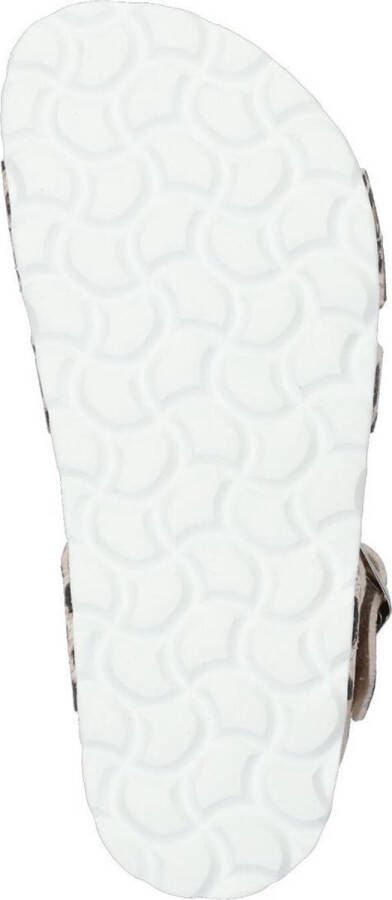 Braqeez Saar Spain Meisjes Sandalen Print Beige Imitatieleer Gesp